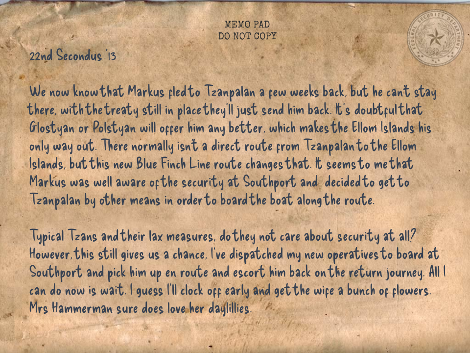 Image of Personal Memo 3